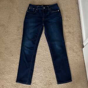 GAP Girlfriend cropped straight leg jeans size 2/26